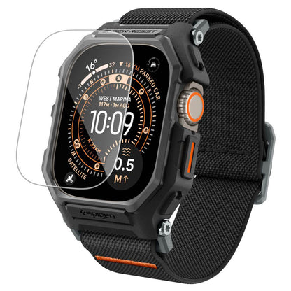 Spigen Lite Fit Pro futrola s zaštitnikom ekrana za Apple Watch Ultra Series, Crna Mat ACS11415
