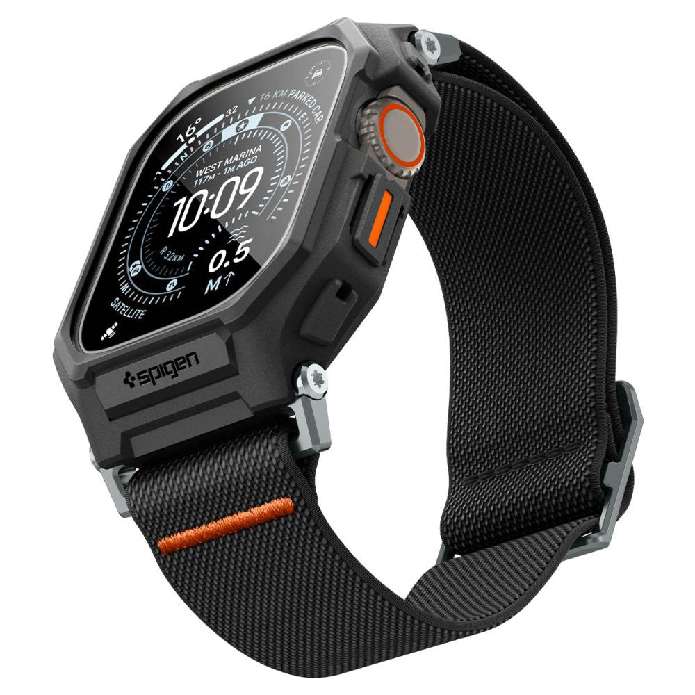 Spigen Lite Fit Pro futrola s zaštitnikom ekrana za Apple Watch Ultra Series, Crna Mat ACS11415