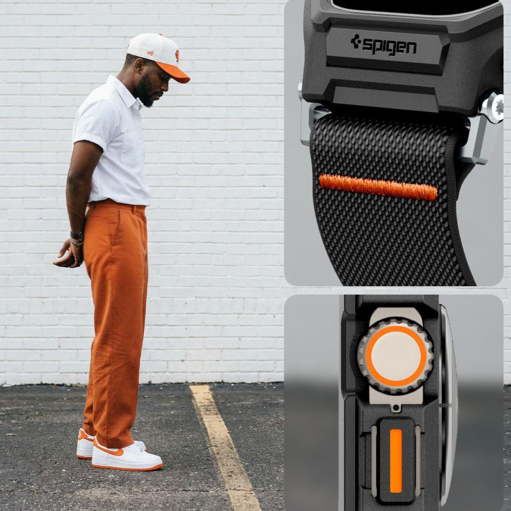 Spigen Lite Fit Pro futrola s zaštitnikom ekrana za Apple Watch Ultra Series, Crna Mat ACS11415