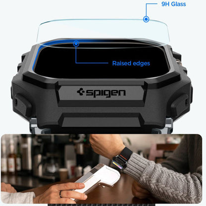 Spigen Lite Fit Pro futrola s zaštitnikom ekrana za Apple Watch Ultra Series, Crna Mat ACS11415