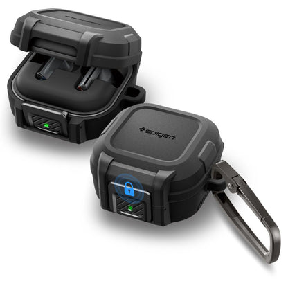 Futrola Spigen Lock Fit za Samsung Galaxy Buds4 / Buds4 Pro, Mat Crna ACS11202