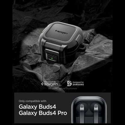 Futrola Spigen Lock Fit za Samsung Galaxy Buds4 / Buds4 Pro, Mat Crna ACS11202