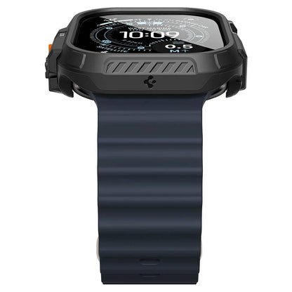 Maska Spigen Lock Fit sa zaštitom za zaslon za Apple Watch Ultra Series, crna ACS12054