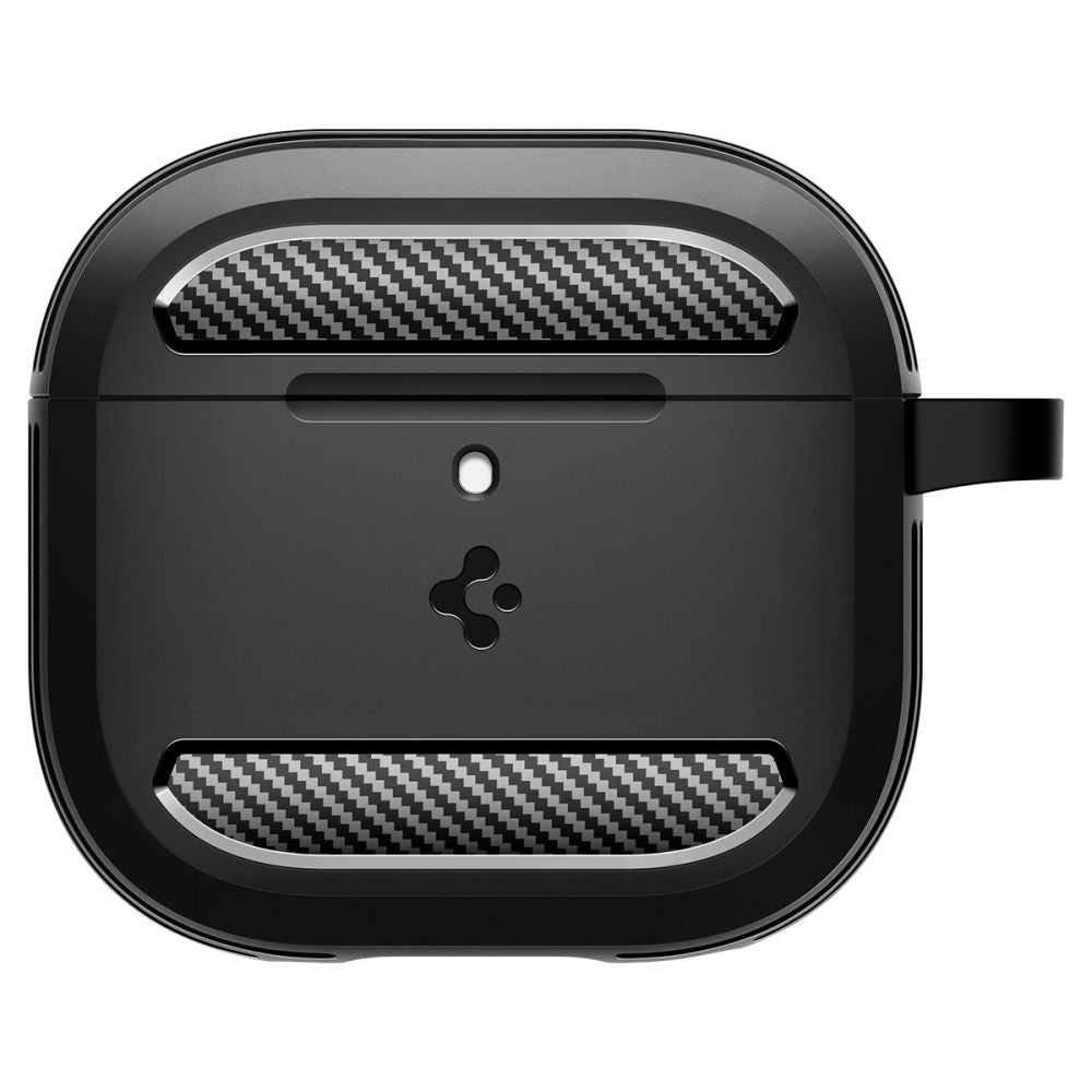Futrola Spigen Rugged Armor za Apple AirPods 4, Mat Crna