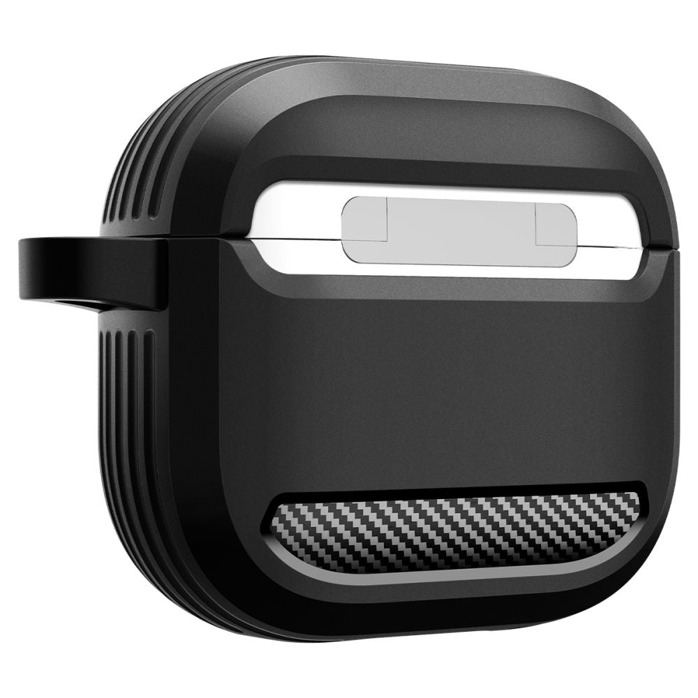 Futrola Spigen Rugged Armor za Apple AirPods 4, Mat Crna