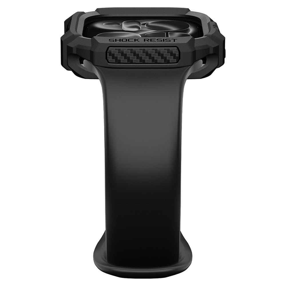 Spigen Rugged Armor maska za Apple Watch Series 12 42 mm, mat crna ACS11877