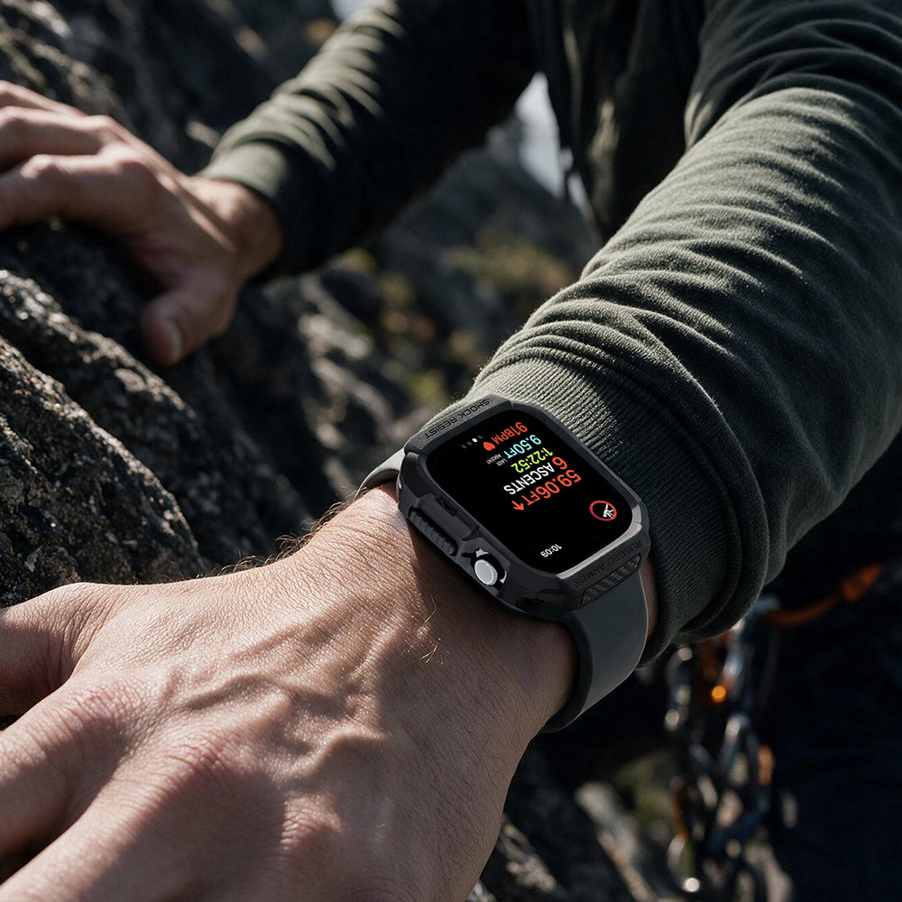 Spigen Rugged Armor kućište za Apple Watch Series 12 46mm, Mat Crna ACS11886