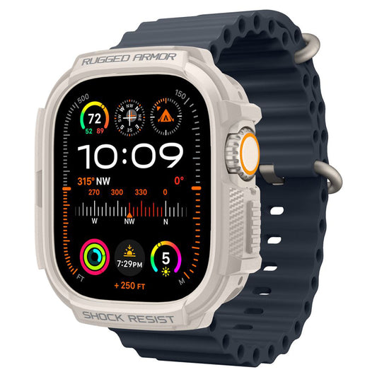 Futrola Spigen Rugged Armor za Apple Watch Ultra Series, Bež ACS07381
