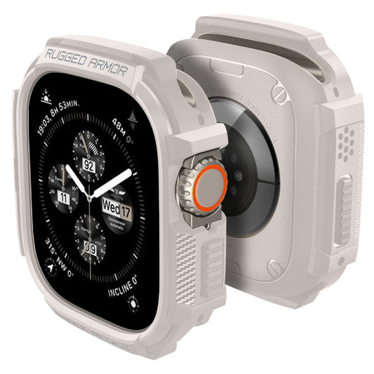 Futrola Spigen Rugged Armor za Apple Watch Ultra Series, Bež ACS07381