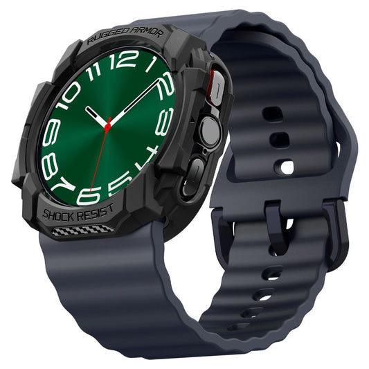 Futrola Spigen Rugged Armor za Samsung Galaxy Watch Ultra, Crna