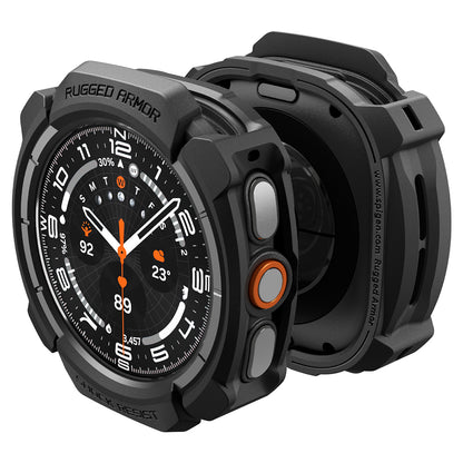 Spigen Rugged Armor maska za Samsung Galaxy Watch Ultra2, Crna Mat ACS11611