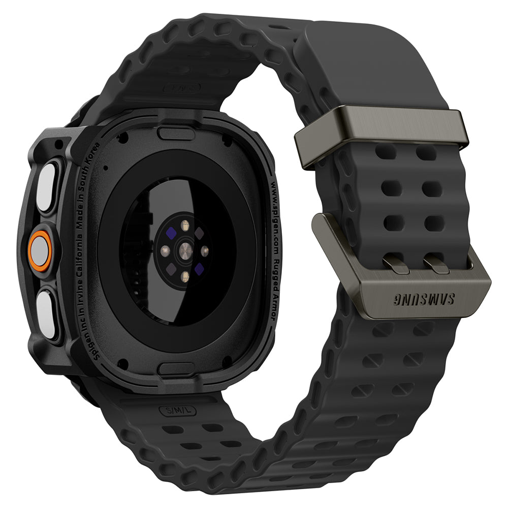 Spigen Rugged Armor maska za Samsung Galaxy Watch Ultra2, Crna Mat ACS11611