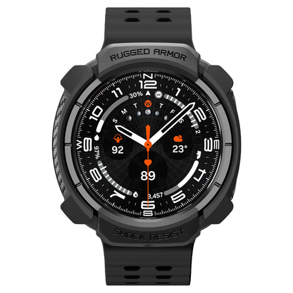 Spigen Rugged Armor maska za Samsung Galaxy Watch Ultra2, Crna Mat ACS11611