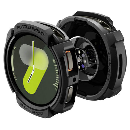Spigen Rugged Armor maska za Samsung Galaxy Watch8 44mm, Crna Mat ACS10006
