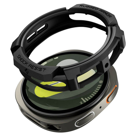 Spigen Rugged Armor maska za Samsung Galaxy Watch8 44mm, Crna Mat ACS10006