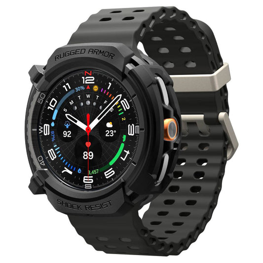 Futrola Spigen Rugged Armor za Samsung Galaxy Watch8 Classic, Mat Crna ACS10012