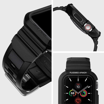 Spigen Rugged Armor Pro kućište za Apple Watch 44mm Series, Crna 062CS25324