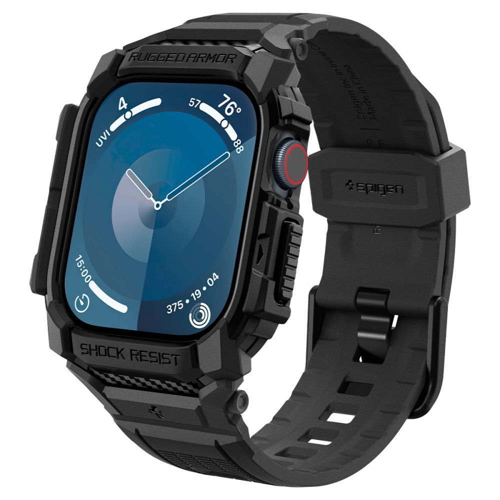Futrola Spigen Rugged Armor Pro za Apple Watch Series 10 42mm, Mat Crna ACS08591