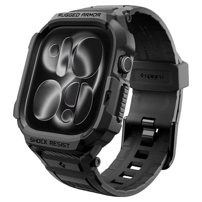 Spigen Rugged Armor Pro kućište za Apple Watch Series 12 42mm, Crna Mat ACS11883
