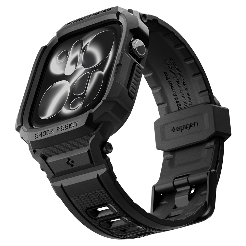 Spigen Rugged Armor Pro kućište za Apple Watch Series 12 46mm, Crna Mat ACS11894