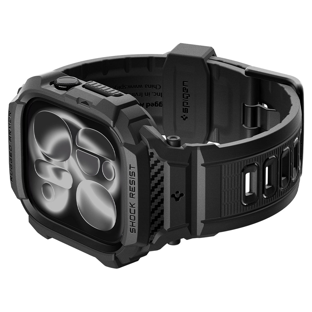 Spigen Rugged Armor Pro kućište za Apple Watch Series 12 46mm, Crna Mat ACS11894