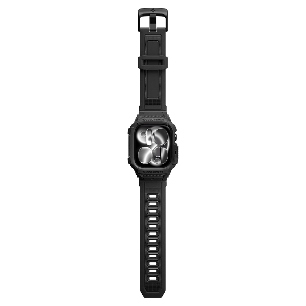 Spigen Rugged Armor Pro kućište za Apple Watch Series 12 46mm, Crna Mat ACS11894