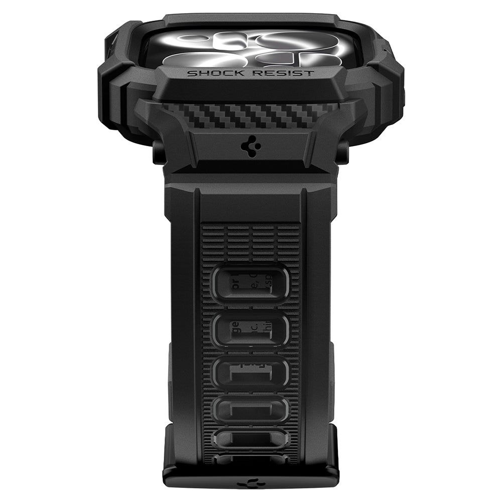 Spigen Rugged Armor Pro kućište za Apple Watch Series 12 46mm, Crna Mat ACS11894