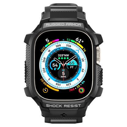 Futrola Spigen Rugged Armor Pro za Apple Watch Ultra Series, Crna
