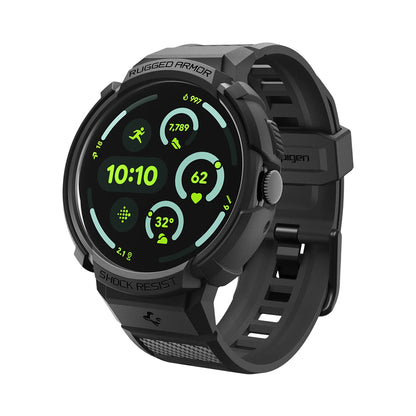 Spigen Rugged Armor Pro kućište za Google Pixel Watch 41mm Series, Crna ACS09484