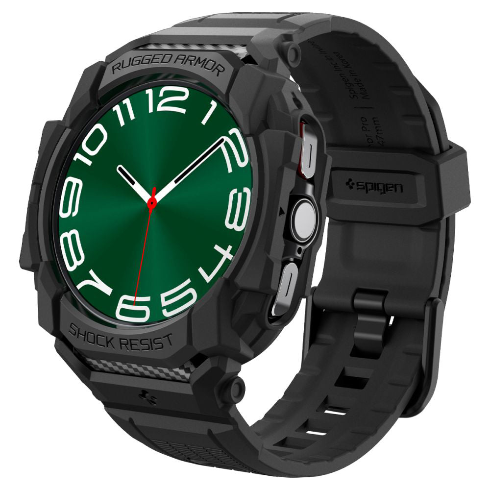 Spigen Rugged Armor Pro kućište za Samsung Galaxy Watch Ultra, Crna ACS08427