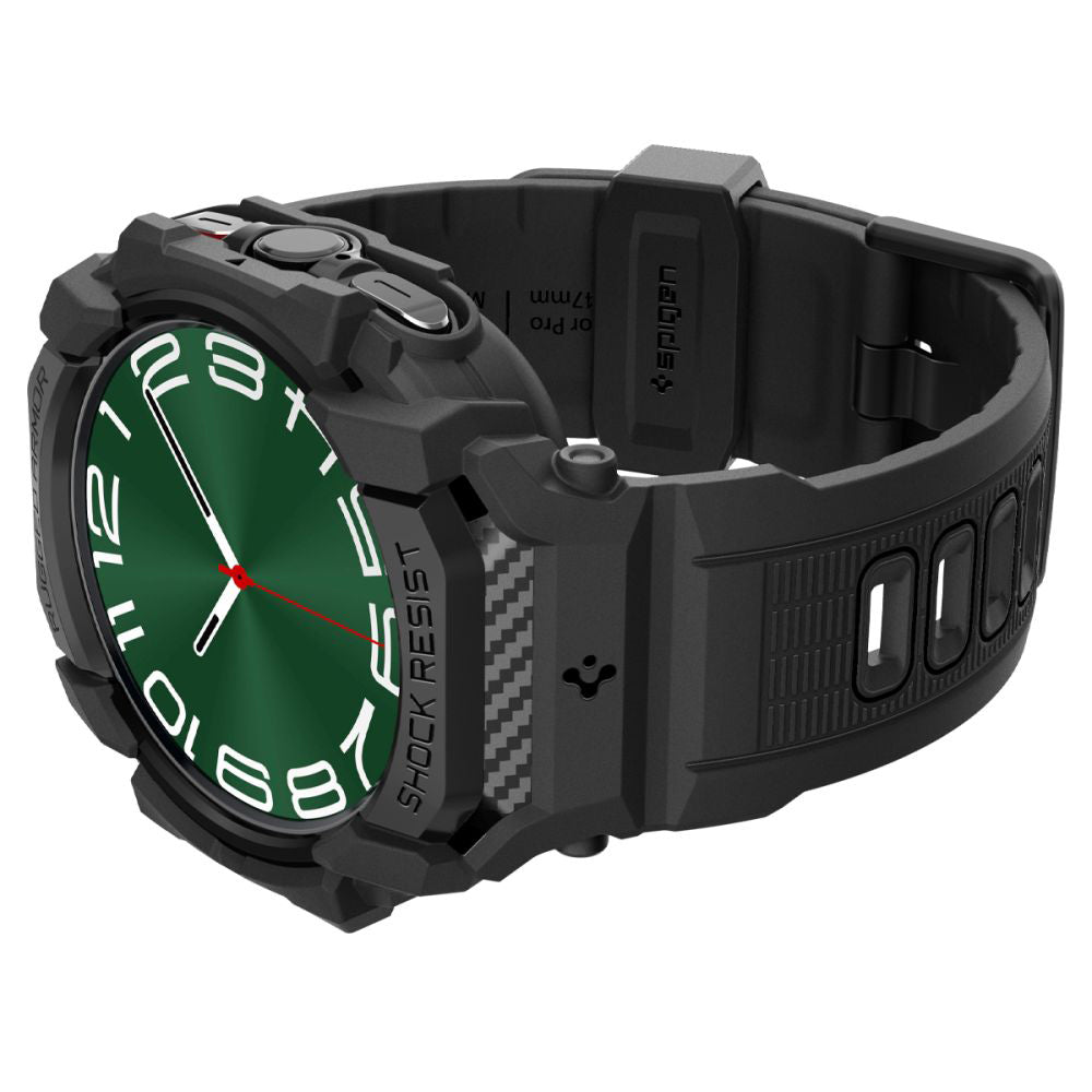 Spigen Rugged Armor Pro kućište za Samsung Galaxy Watch Ultra, Crna ACS08427