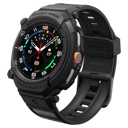 Futrola Spigen Rugged Armor Pro za Samsung Galaxy Watch8 Classic, Mat Crna ACS10013