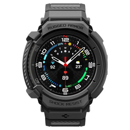 Futrola Spigen Rugged Armor Pro za Samsung Galaxy Watch8 Classic, Mat Crna ACS10013