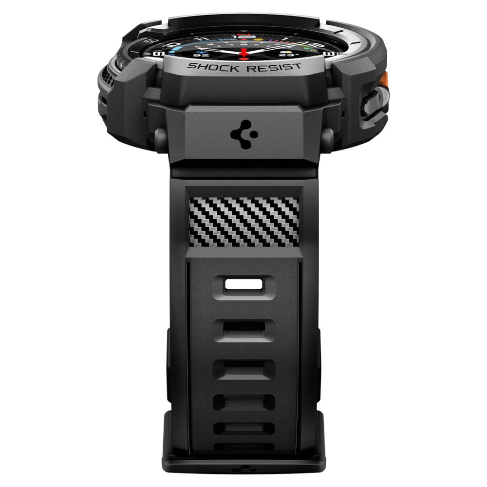 Futrola Spigen Rugged Armor Pro za Samsung Galaxy Watch8 Classic, Mat Crna ACS10013