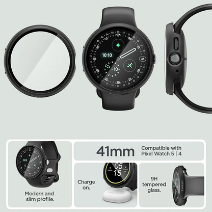 Spigen Thin Fit 360 maska za Google Pixel Watch 41 mm Series, crna ACS11750