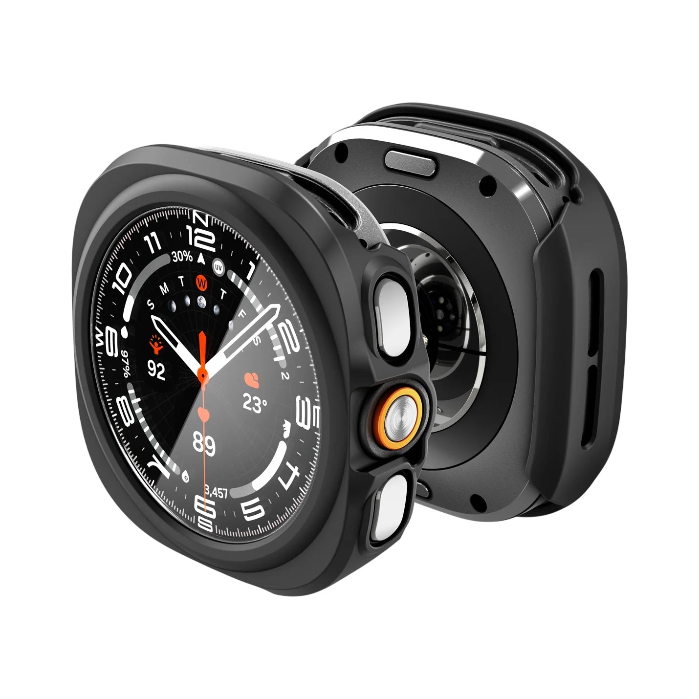 Spigen Thin Fit 360 kućište za Samsung Galaxy Watch Ultra2, Crna ACS11609