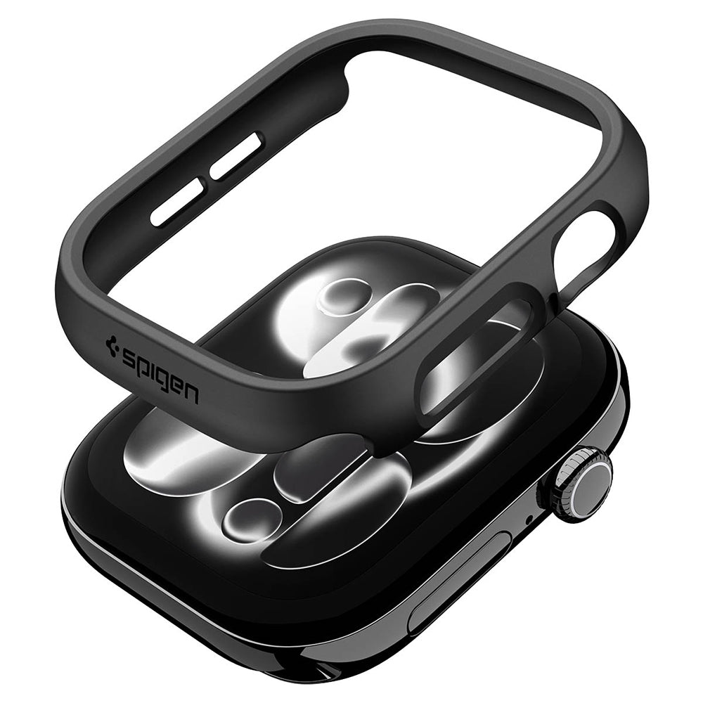 Spigen Thin Fit kućište za Apple Watch 12 42mm, Crna ACS11880