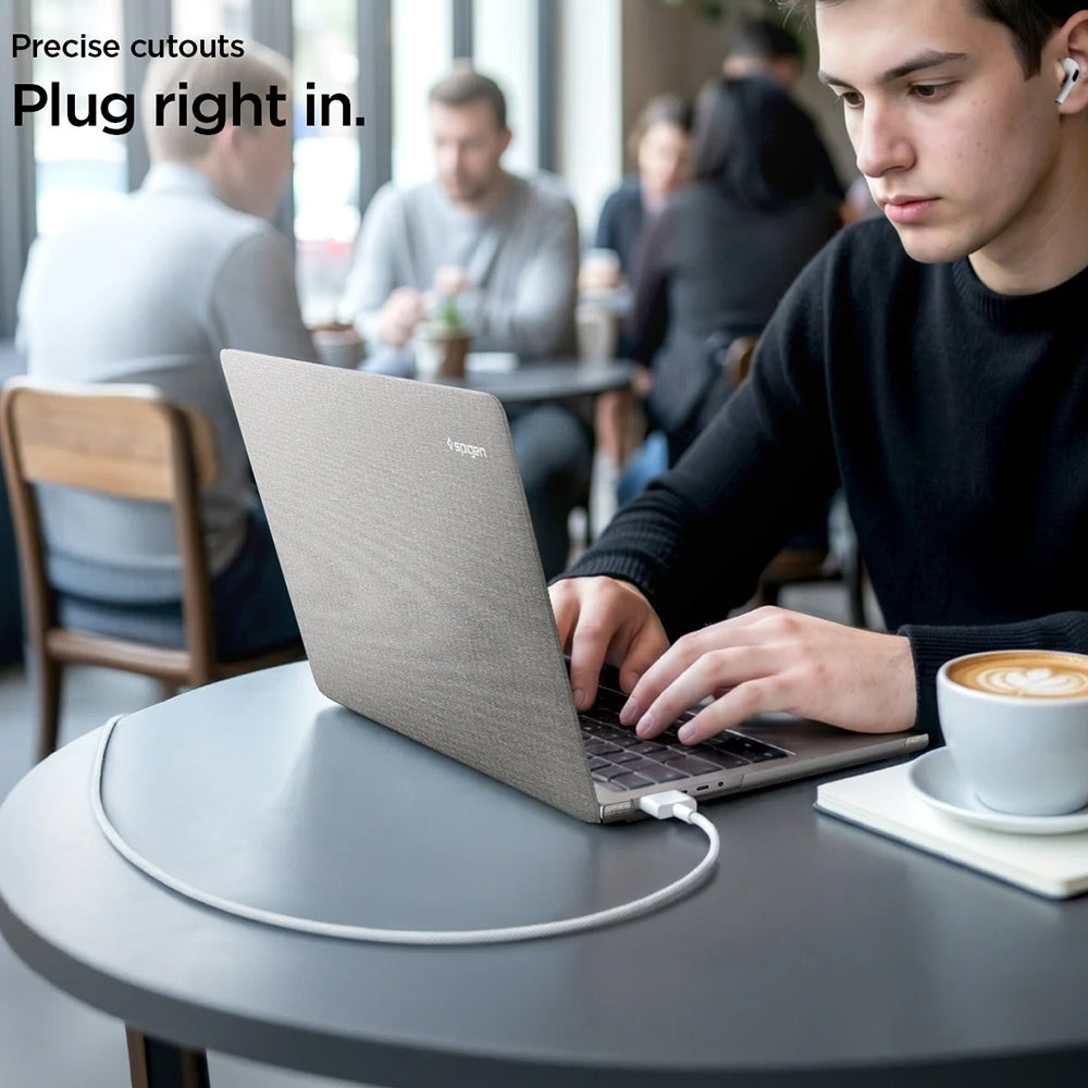 Spigen Urban Fit torbica za Apple MacBook Neo 13inch, Siva ACS11542
