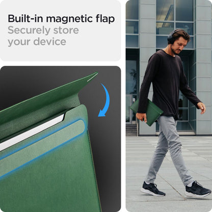 Futrola Spigen Valentinus za laptop 15 inča - 16 inča, Zelena