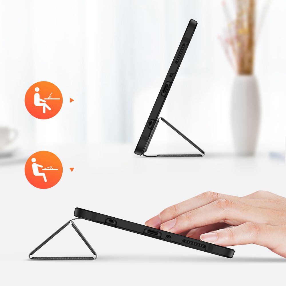 Futrola za Samsung Galaxy Tab A7 Lite, DUX DUCIS, Domo, Crna