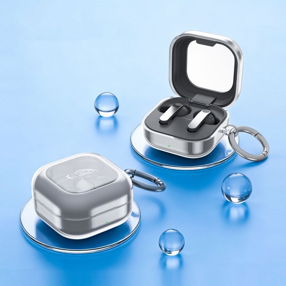 Tech-Protect Flexair futrola za Samsung Galaxy Buds4 / Buds4 Pro, Prozirna