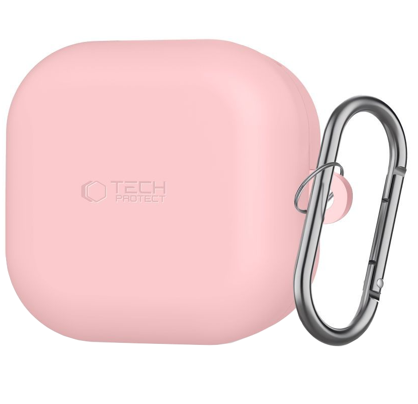 Futrola Tech-Protect Silicone Hook za Samsung Galaxy Buds4 / Buds4 Pro, Roza