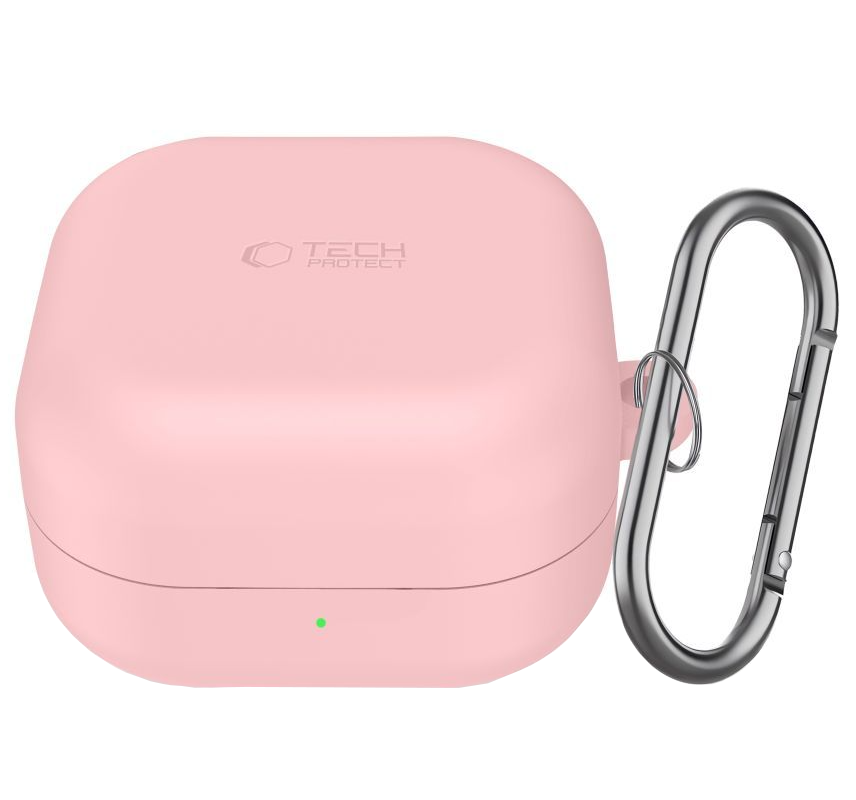 Futrola Tech-Protect Silicone Hook za Samsung Galaxy Buds4 / Buds4 Pro, Roza