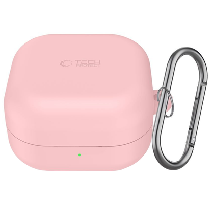 Futrola Tech-Protect Silicone Hook za Samsung Galaxy Buds4 / Buds4 Pro, Roza
