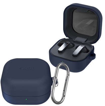 Futrola Tech-Protect Silicone Hook za Samsung Galaxy Buds4 / Buds4 Pro, Tamnoplava