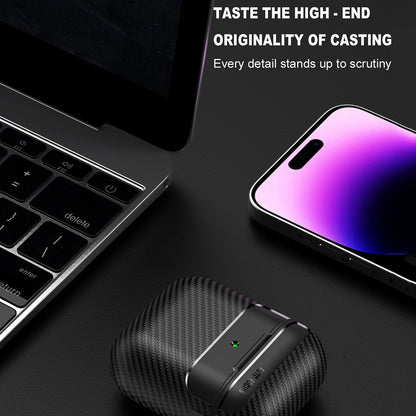 Techsuit CarbonFiber futrola za Apple AirPods Gen 2 / Gen 1, Crna