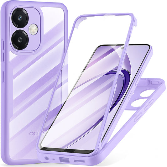 Maska za Oppo A3 4G / A3 5G, Techsuit, ColorVerse 360, Ljubičasta