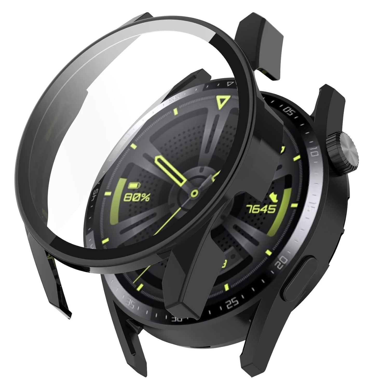 Techsuit Defense360 Pro kućište za Huawei Watch GT 3 46mm, Crna