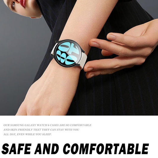 Techsuit Defense360 Pro kućište za Samsung Galaxy Watch6 40mm, Crna