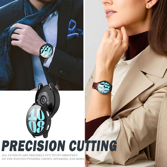 Techsuit Defense360 Pro kućište za Samsung Galaxy Watch6 40mm, Prozirno